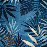 Ultra Soft Area Rug, Non Slip, Stain Resistant, Washable Area Rugs for Living Room, Bedroom, Tribal Colorful Geometric Aesthetic(Blue)