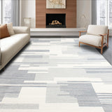 Ultra Soft Area Rug, Non Slip, Stain Resistant, Washable Area Rugs for Living Room, Bedroom, Ethereal White Artistic Faux Fur for Stylish Decor(Gray)