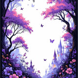 Enchanting Hummingbird Dreamscape(Purple)