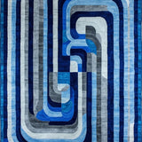 Lively Optical Flowing Shapes(Blue)