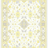 Ultra Soft Area Rug, Non Slip, Stain Resistant, Washable Area Rugs for Living Room, Bedroom, Beige Area Contemporary Geometric Boho Style(Yellow)