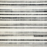 Ultra Soft Area Rug, Non Slip, Stain Resistant, Washable Area Rugs for Living Room, Bedroom, Black & White Striped Rug: Modern Handwoven Design(Gray)