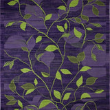 Ultra Soft Area Rug, Non Slip, Stain Resistant, Washable Area Rugs for Living Room, Bedroom, Contemporary Tiled Color Burst(Purple)