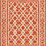 Ultra Soft Area Rug, Non Slip, Stain Resistant, Washable Area Rugs for Living Room, Bedroom, Sophisticated Textural Layered Design(Orange)