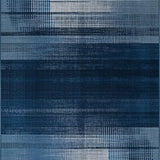 Elegant Navy Grey Abstract Waves(Blue)