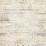Ultra Soft Area Rug, Non Slip, Stain Resistant, Washable Area Rugs for Living Room, Bedroom, Minimalist Distressed Ogee Style(Beige)