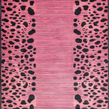 Ultra Soft Area Rug, Non Slip, Stain Resistant, Washable Area Rugs for Living Room, Bedroom, Chic Fluffy Cheetah Aesthetic(Pink)