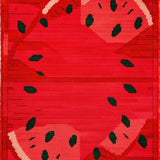 Playful Summer Fruit Motif(Red)