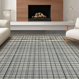 Chic Modern Shag Geometry(Black)