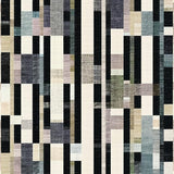 Ultra Soft Area Rug, Non Slip, Stain Resistant, Washable Area Rugs for Living Room, Bedroom, Retro-Inspired Black and White Striped Area Carpet Design(Black)