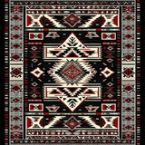Vibrant Tribal Influence with Contrast(Red)