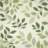 Ultra Soft Area Rug, Non Slip, Stain Resistant, Washable Area Rugs for Living Room, Bedroom, Vibrant Botanical Print Inspiration(Beige)