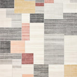 Ultra Soft Area Rug, Non Slip, Stain Resistant, Washable Area Rugs for Living Room, Bedroom, Multi Beige Abstract Patchwork Geometric Area(Gray)