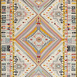 Ultra Soft Area Rug, Non Slip, Stain Resistant, Washable Area Rugs for Living Room, Bedroom, Warm Earthy Textured Weave(White)
