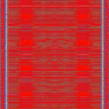 Eclectic Brightly Colored Body Motif(Red)