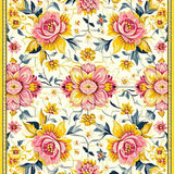 Ultra Soft Area Rug, Non Slip, Stain Resistant, Washable Area Rugs for Living Room, Bedroom, Delicate Soft Floral Imagery(White)