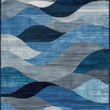 Subtle Tiled Motif in Cool Hues(Blue)