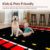 Contemporary Bold Track Motif(Red)