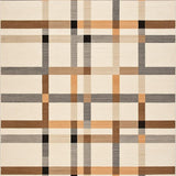 Chic Beige Geometric Arrangement(Beige)