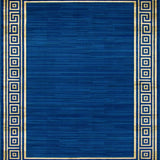 Ultra Soft Area Rug, Non Slip, Stain Resistant, Washable Area Rugs for Living Room, Bedroom, Luxurious Dark Blue Aesthetic(Blue)