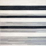 Earthy Toned Striped Leisure(Black)