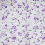 Ultra Soft Area Rug, Non Slip, Stain Resistant, Washable Area Rugs for Living Room, Bedroom, Rustic Light Floral Charm(Purple)