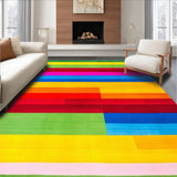 Ultra Soft Area Rug, Non Slip, Stain Resistant, Washable Area Rugs for Living Room, Bedroom, Lgbt Rainbow Area(Green)