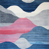 Lively Contemporary Symmetrical Art(Blue)