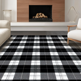 Artful Gray and White Medallion(Black)