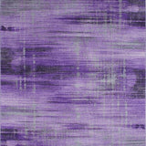 Ultra Soft Area Rug, Non Slip, Stain Resistant, Washable Area Rugs for Living Room, Bedroom, Luxurious Gradient Ripple Effect(Purple)