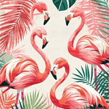 Lush Greenery Flamingo Theme(Pink)