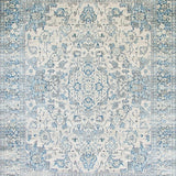 Ultra Soft Area Rug, Non Slip, Stain Resistant, Washable Area Rugs for Living Room, Bedroom, Rustic Textured Geometric Arrangement(Ivory)