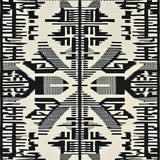 Ultra Soft Area Rug, Non Slip, Stain Resistant, Washable Area Rugs for Living Room, Bedroom, Contemporary Monochrome Animal Motif(Black)