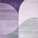 Ultra Soft Area Rug, Non Slip, Stain Resistant, Washable Area Rugs for Living Room, Bedroom, Elegant Soft Chenille Fabric(Purple)