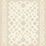 Ultra Soft Area Rug, Non Slip, Stain Resistant, Washable Area Rugs for Living Room, Bedroom, Boho Chic Area Vintage Beige Design(Beige)
