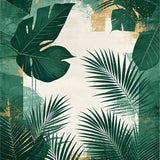 Minimalist Abstract Green Palette(Green)