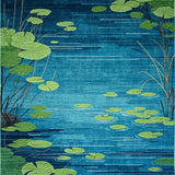 Eclectic Toned Aquatic Design(Blue)