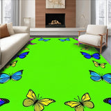 Ultra Soft Area Rug, Non Slip, Stain Resistant, Washable Area Rugs for Living Room, Bedroom, Vibrant Nature-Inspired Playful Theme(Pink)