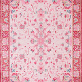 Ultra Soft Area Rug, Non Slip, Stain Resistant, Washable Area Rugs for Living Room, Bedroom, Whimsical Pink Bow Accent(Pink)