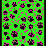 Ultra Soft Area Rug, Non Slip, Stain Resistant, Washable Area Rugs for Living Room, Bedroom, Whimsical Puppy Bone Patterned Accent(Green)