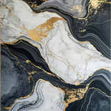 Ultra Soft Area Rug, Non Slip, Stain Resistant, Washable Area Rugs for Living Room, Bedroom, Minimalist Abstract Swirl Artistry(Black)