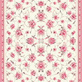Ultra Soft Area Rug, Non Slip, Stain Resistant, Washable Area Rugs for Living Room, Bedroom, Elegant Petal-Patterned Serenity(Beige)