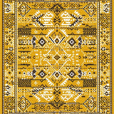 Ultra Soft Area Rug, Non Slip, Stain Resistant, Washable Area Rugs for Living Room, Bedroom, Warm Earthy Tone Addition(Yellow)