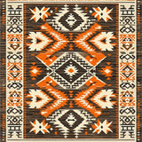 Ultra Soft Area Rug, Non Slip, Stain Resistant, Washable Area Rugs for Living Room, Bedroom, Unique Striped Minimalist Appeal(Orange)