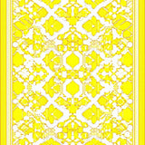 Ultra Soft Area Rug, Non Slip, Stain Resistant, Washable Area Rugs for Living Room, Bedroom, Stylish Minimalist Yellow Accent(Yellow)