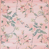 Ultra Soft Area Rug, Non Slip, Stain Resistant, Washable Area Rugs for Living Room, Bedroom, Modern Warm Toned Nature Print(Pink)