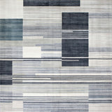 Ultra Soft Area Rug, Non Slip, Stain Resistant, Washable Area Rugs for Living Room, Bedroom, Contemporary Soft Toned Artistry(Gray)