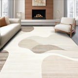 Elegant Wave Area Highlighting Undulating Curves and Subtle Contrast(Beige)