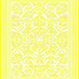 Ultra Soft Area Rug, Non Slip, Stain Resistant, Washable Area Rugs for Living Room, Bedroom, Elegant Diamond Pattern Harmony(Yellow)