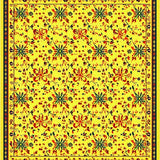 Ultra Soft Area Rug, Non Slip, Stain Resistant, Washable Area Rugs for Living Room, Bedroom, Colorful Spiraled Dreamlike Aesthetic(Yellow)